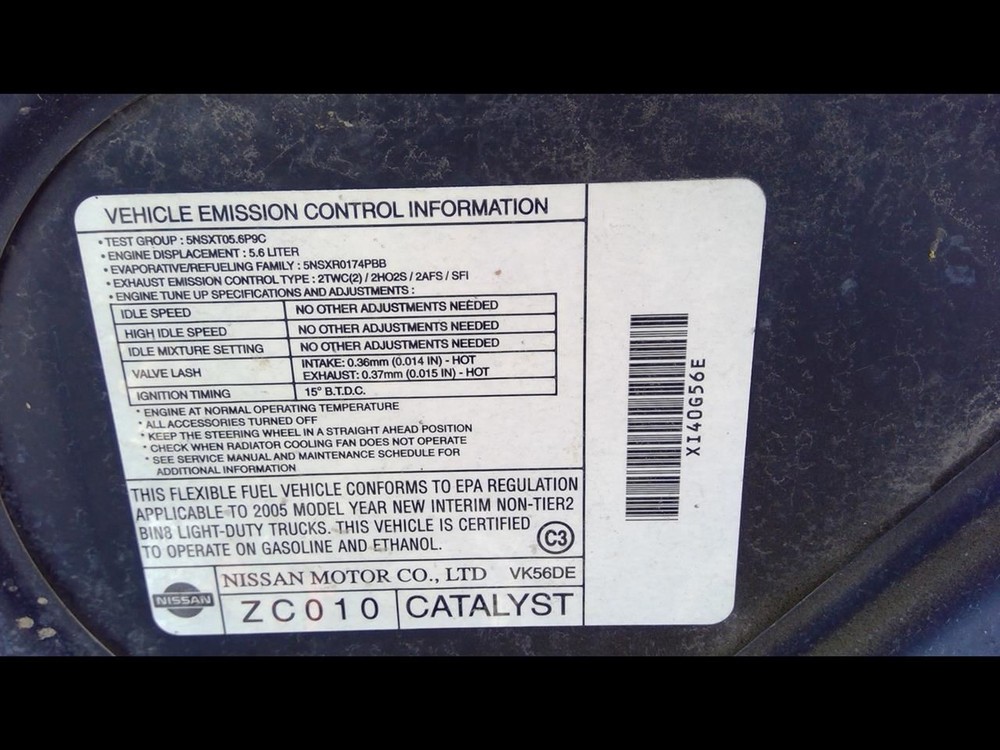 2004 - 2015 NISSAN TITAN Driver Left Lower Control Arm Front