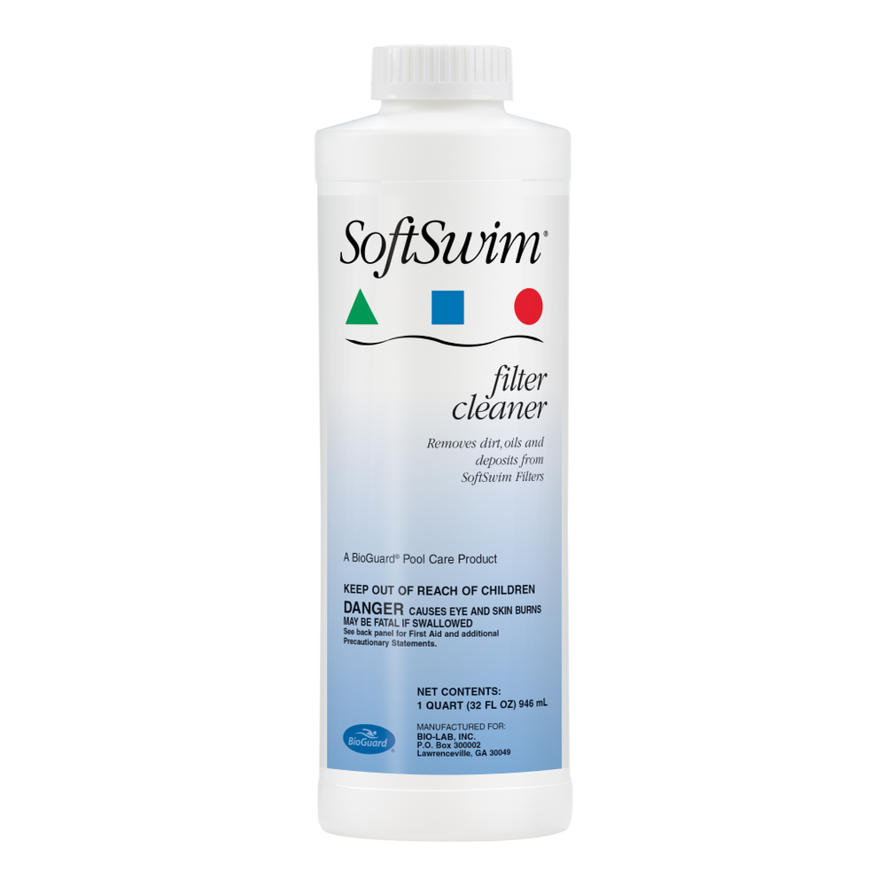 BioGuard Softswim Filter Cleaner - 1 qt (2 Pack)