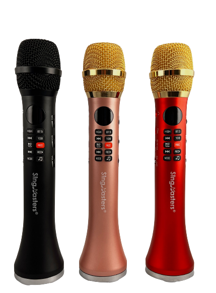 Karaoke Microphone Machine Wireless Speaker SingMasters SM30 CarPool,Bluetooth