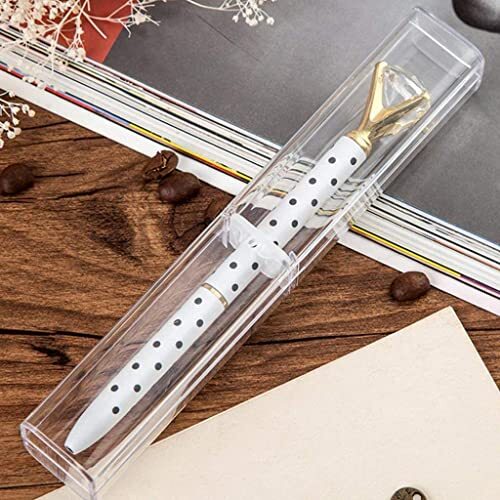 8Pcs Plastic Clear Ballpoint Pen Gift Box Pencil Boxes Empty Bulk Case