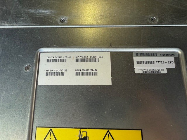 NetApp Class 6600 Model 0892 4U 60x 3.5" HDD Bay JBOD Expansion array