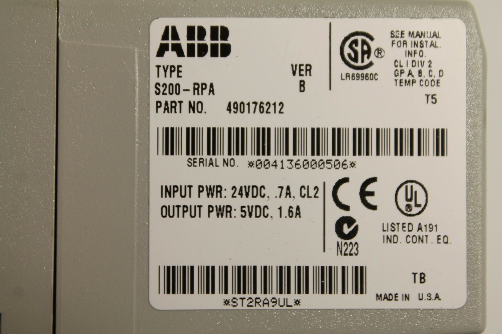ABB 200-RPA Repeater Adapter