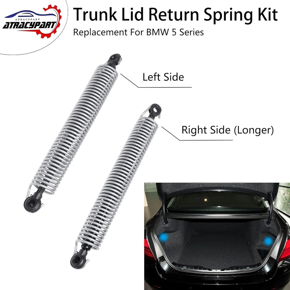 Rear Trunk Lid Tension Spring Tailgate Return Spring Support | For BMW 5 Series