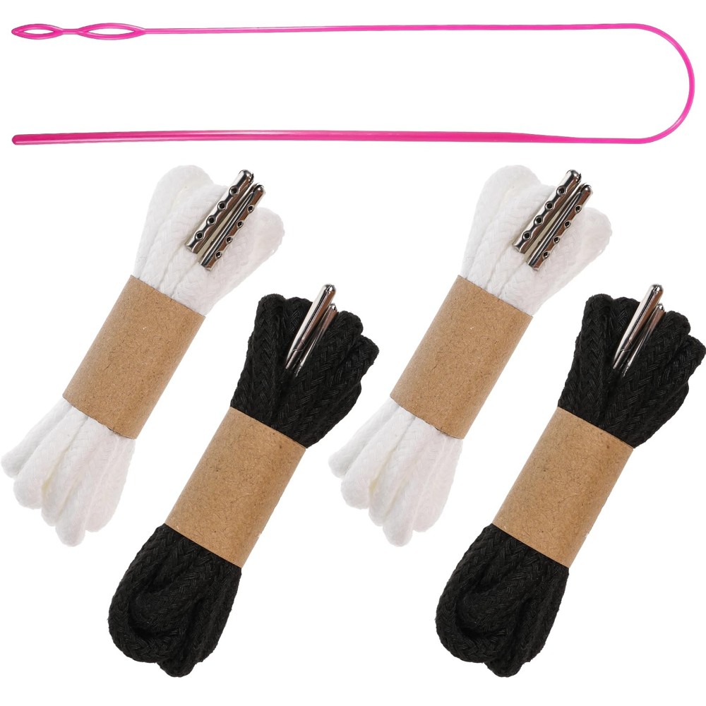 Molain 4PCS Drawstring Cord Replacement Drawstring with Easy Threader Sweatpants