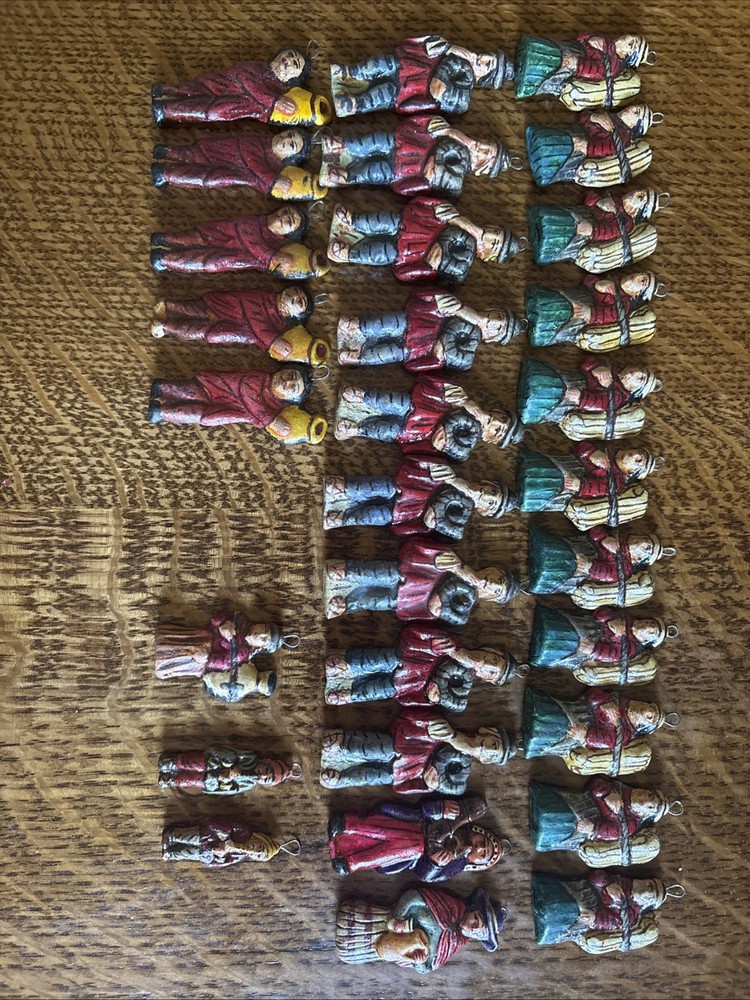 Hand Painted Characters From Peru ￼