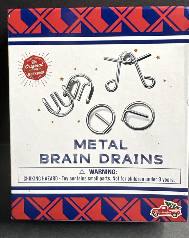 Metal Brain Drains 3 Puzzle Set Teaser Samsonico Fun