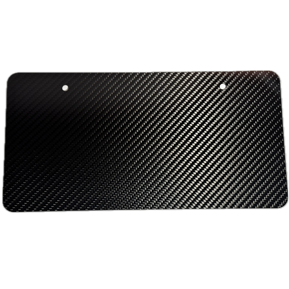 Carbon Fiber License Plate, 12"x6"