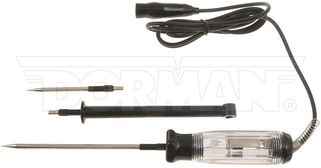 Dorman 86273 Circuit Tester - Light/Sound Hook Probe with Interchangeable Tips