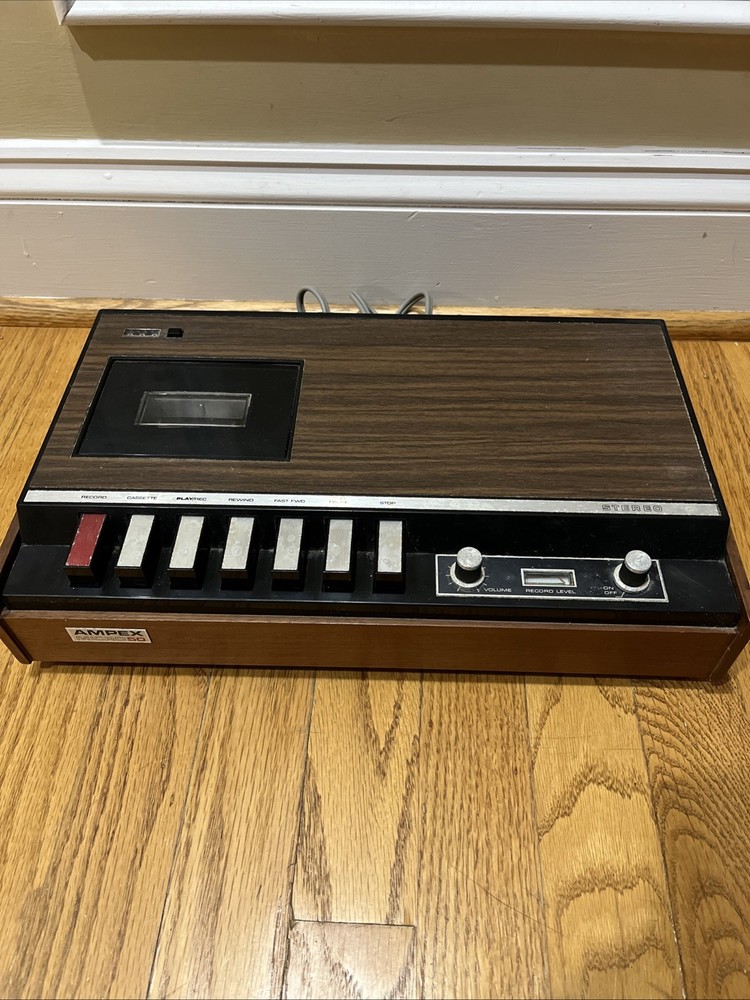 Ampex Micro 50 Cassette Stereo Recorder - Ready For Restoring - PlsCDesc