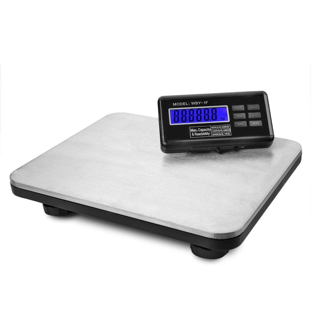 Digital Scale 200Kg Weight Capacity w/ ext. LCD Backlight display & AC adapter