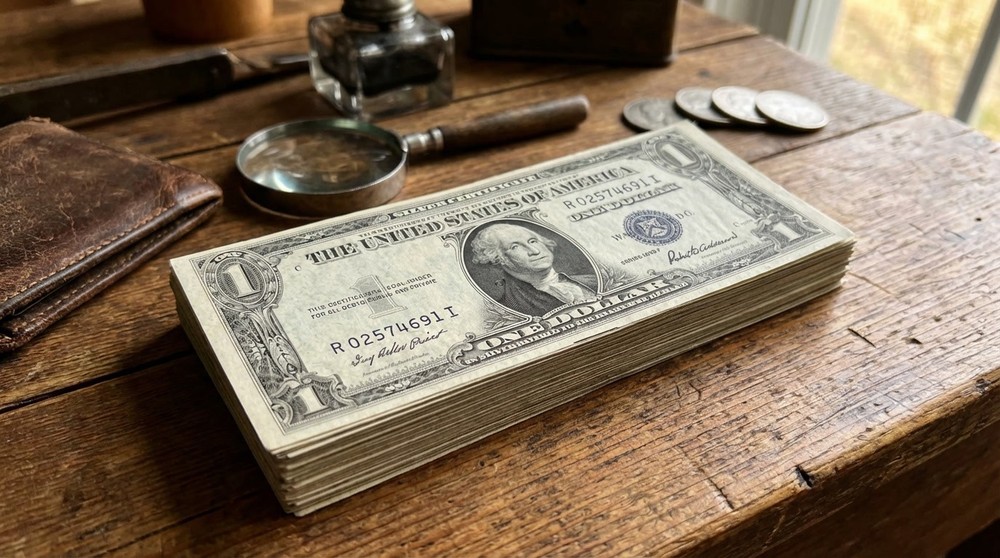 💵 $1 Silver Certificate – Uncirculated Blue Seal – 1935 Note  Perfect Notes 💙
