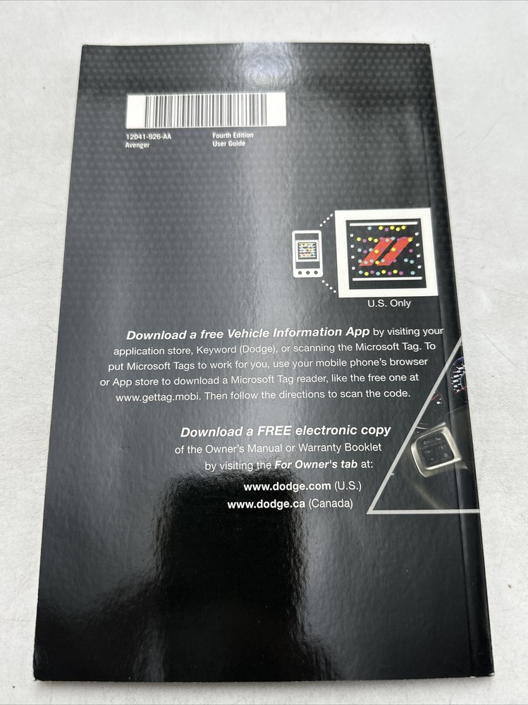 2012 dodge avenger user guide