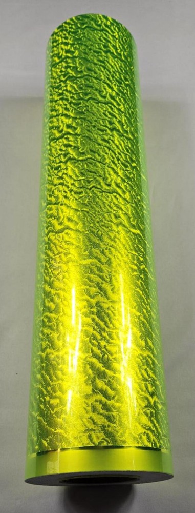 Fluorescent Yellow Leaf Sign Vinyl Plotter Cutter 24" x 6 ft Longlife