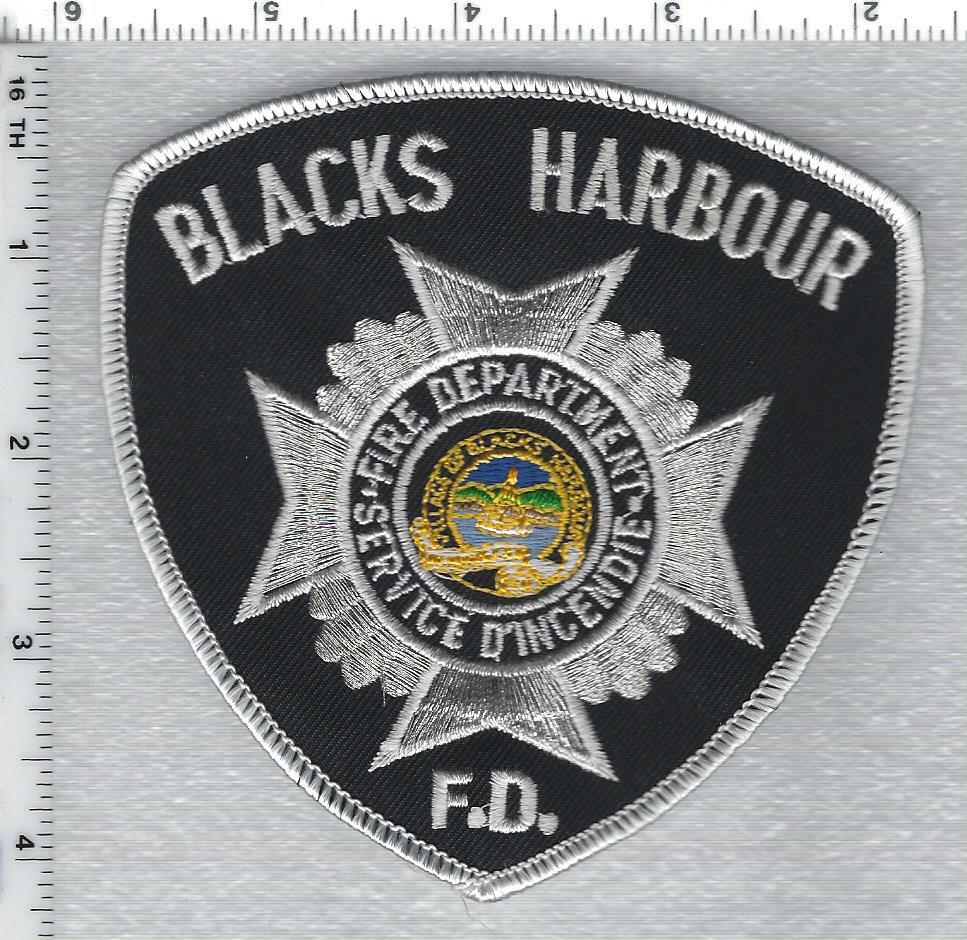 Blacks Harbour Fire Department (New Brunswick, Canada) Silver Shoulder Patch