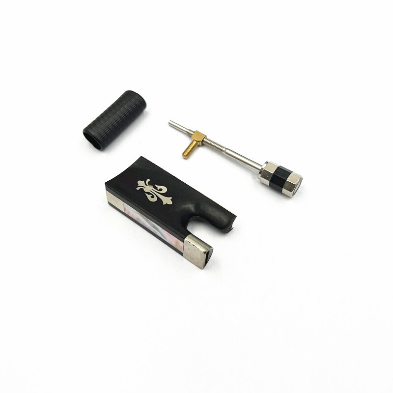 1PC Violin Bow Frog with Bow Screw Cooper or Silver Amounted 4/4 Size