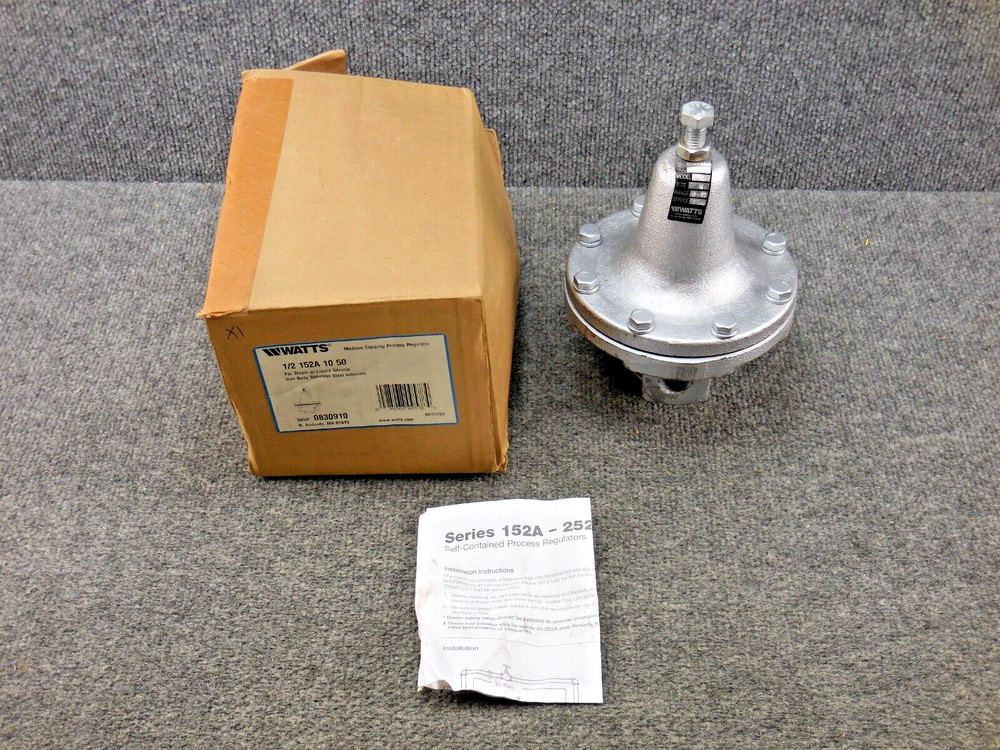 Unused Watts 152A 10-50 Range 0830910 Medium Capacity Process Regular Iron 1/2"