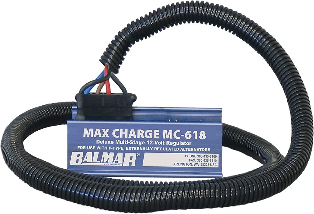 Balmar Max Charge MC-618-H- Multi Step Regulator & Harness - 12V - GREAT PRICE!