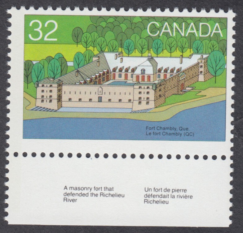 Canada - #989 Canadian Forts - MNH