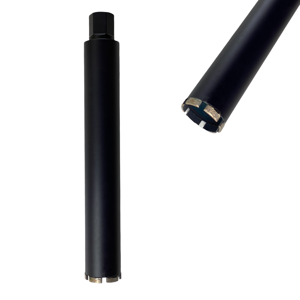 3 Pack 2" Diamond Core Drill Bits for Concrete Asphalt Stone 1 - 1/4"-7 thread