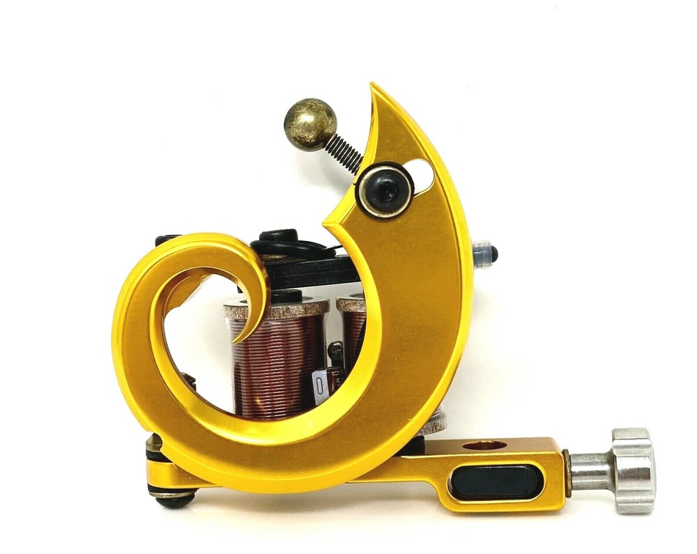 HUMMINGBIRD COILED YELLOW TATTOO MACHINE FTM-2246