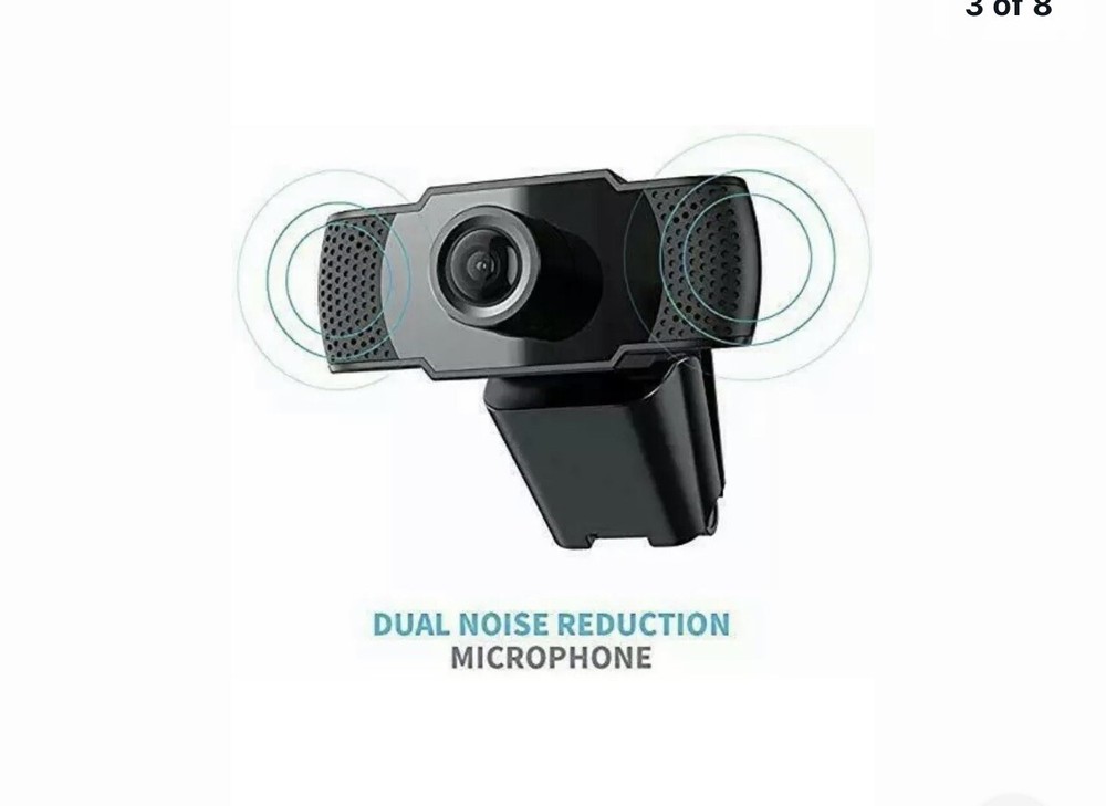 Erasky 1080P Streaming Webcam with Microphone Desktop Computer Tablet HD Web Cam