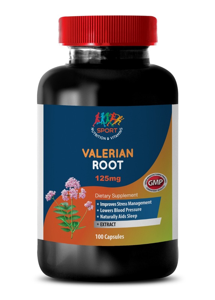 stress relief - Valerian Root Extract - valerian root capsules 1 Bottle