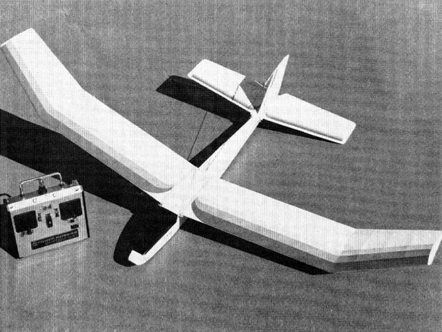 Carousel 2ch Glider 47" Wingspan RC Model Airplane Printed Plans & Templates