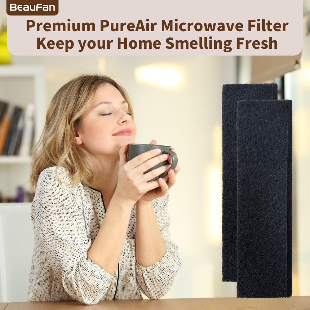 6 Pack OTRFILTER OTRFILTER Pureair Carbon Microwave Filter Replacement for Fr...