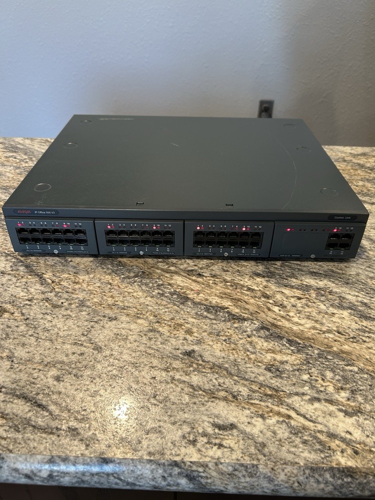 Avaya IP Office 500 V2 Control Unit Working With Card