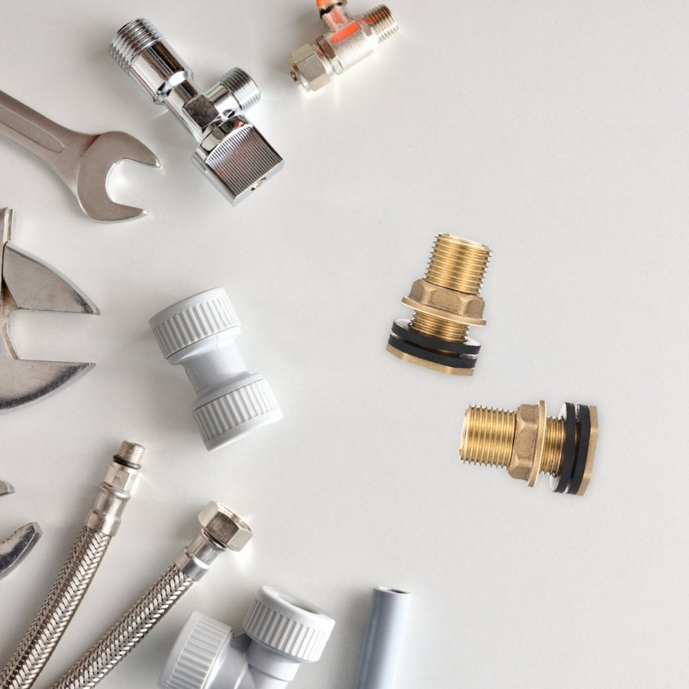 2pcs Bulkhead Fitting Tank Adapter Tank Connector