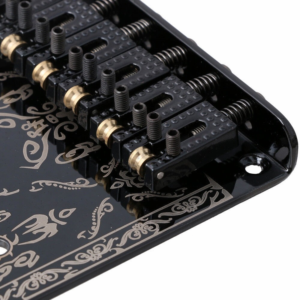 6 String Saddle Volume Control Electric Guitar Bridge Plate For Fender Tele