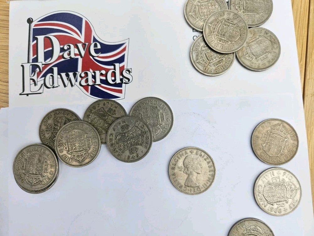 Pre Decimal 1962 British Half Crown Coin