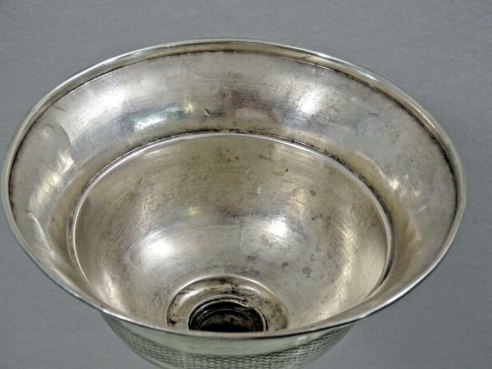 FINE ANTIQUE AUSTRIAN SILVER CANDLESTICK Hungarian sterling