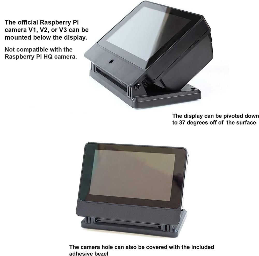 SmartiPi Touch 2 for Raspberry Pi 4 and 5 (Large - with External Micro SD Car...