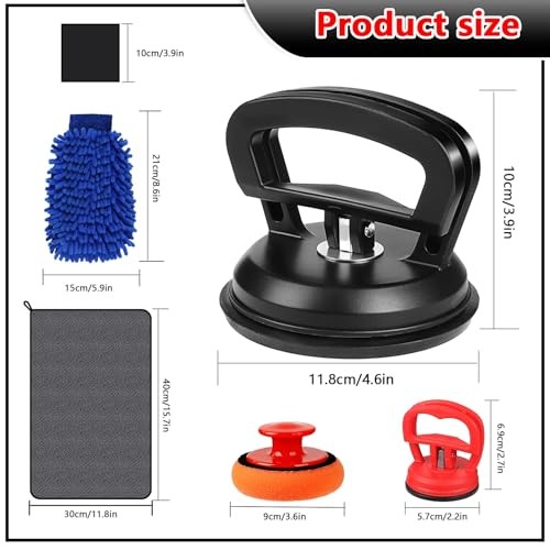 3PCS Dent Puller, Car Dent Puller for Car Dent Repair, Suction dent puller kit