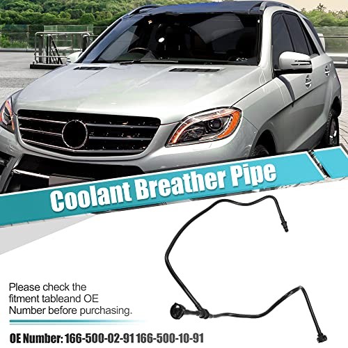 166-500-02-91 166-500-10-91 Coolant Breather Pipe Radiator Overflow Hose for