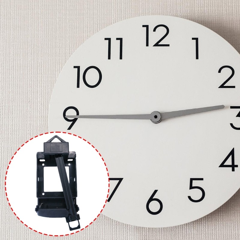 2Pcs Pendulum Clock Movement Drives Unit Empty Case for Wall Clock Repair Part