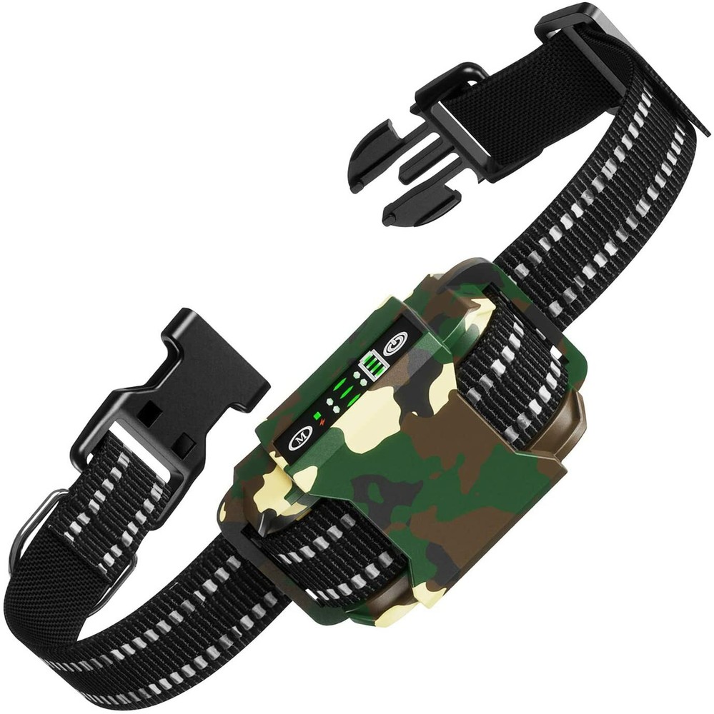 Bark Collar Rechargeable Barking Collar with Beep Vibration 2 Training Modes