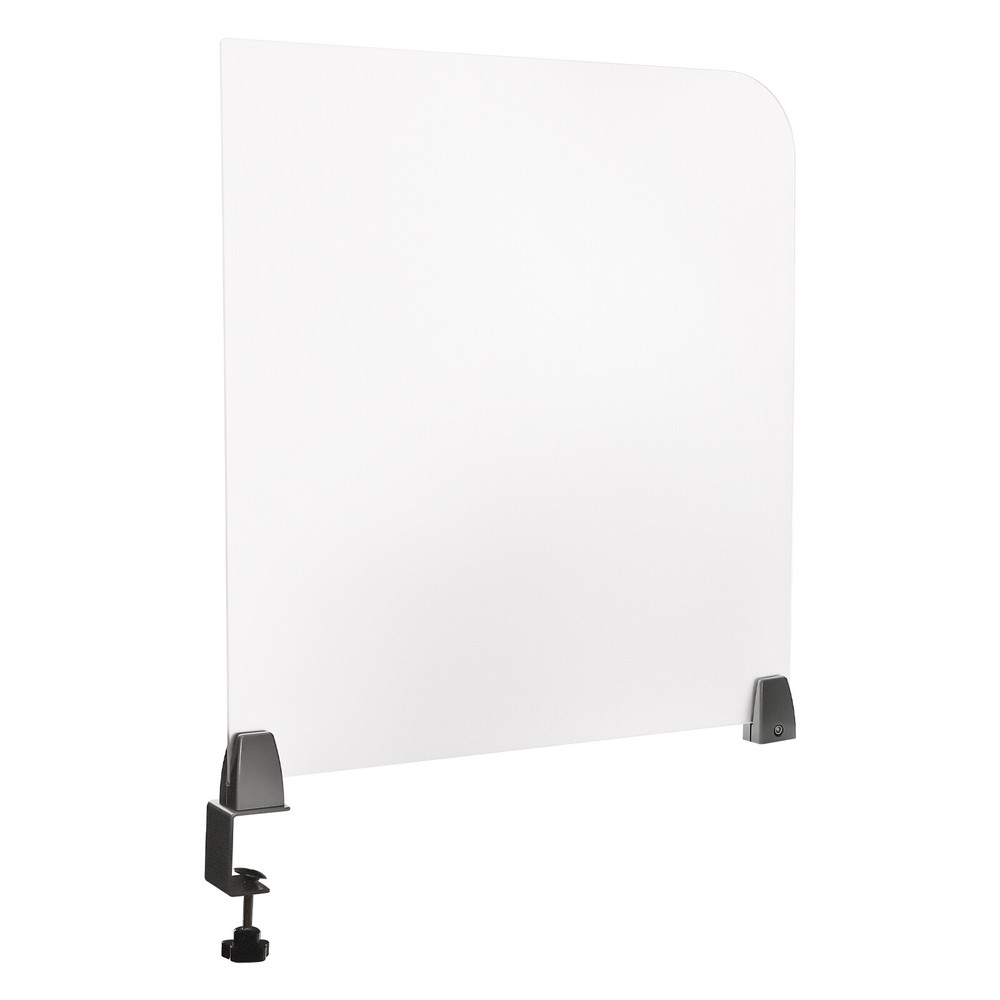 2PCS Indoor Office Partition Desk Divider Acrylic Desktop Privacy Panel 23*22in
