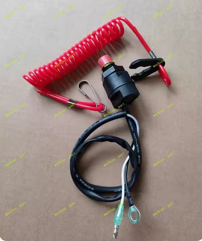 Start Stop Kill Switch + key w/Lanyard FitFor Yamaha Hangkai