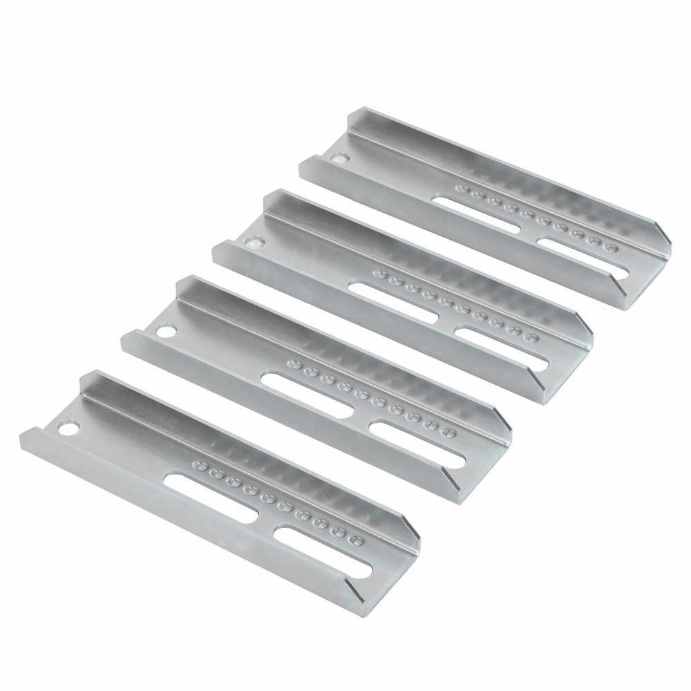 8PCS 10" Tall Galvanized Boat Trailer Vertical Bunk Board Brackets Bolster