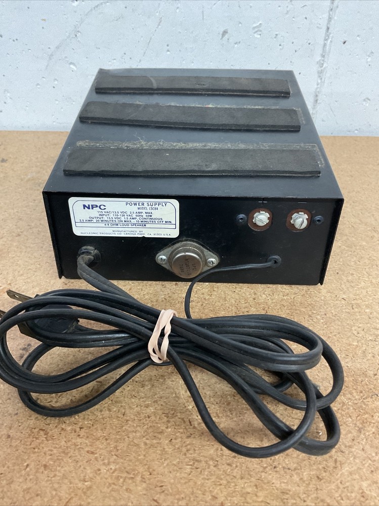 Thomson-CSF NPC Electronics Model 13CB4 Power Supply