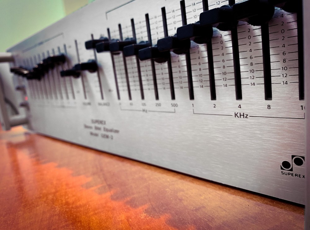 SUPEREX GEM-3 🌈RaRe🌈 Vintage Stereo Analog Equalizer