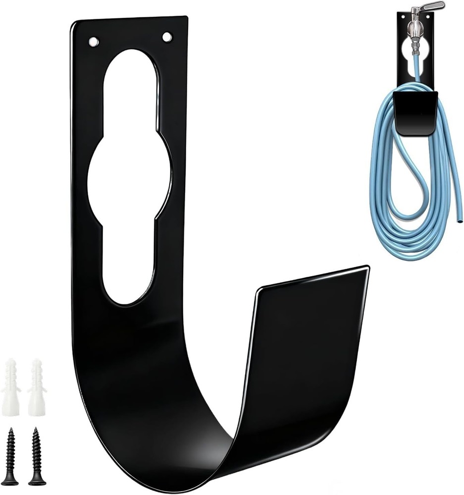 Garden Hose Wall Hook - Rustproof & Sturdy Design for Easy Access