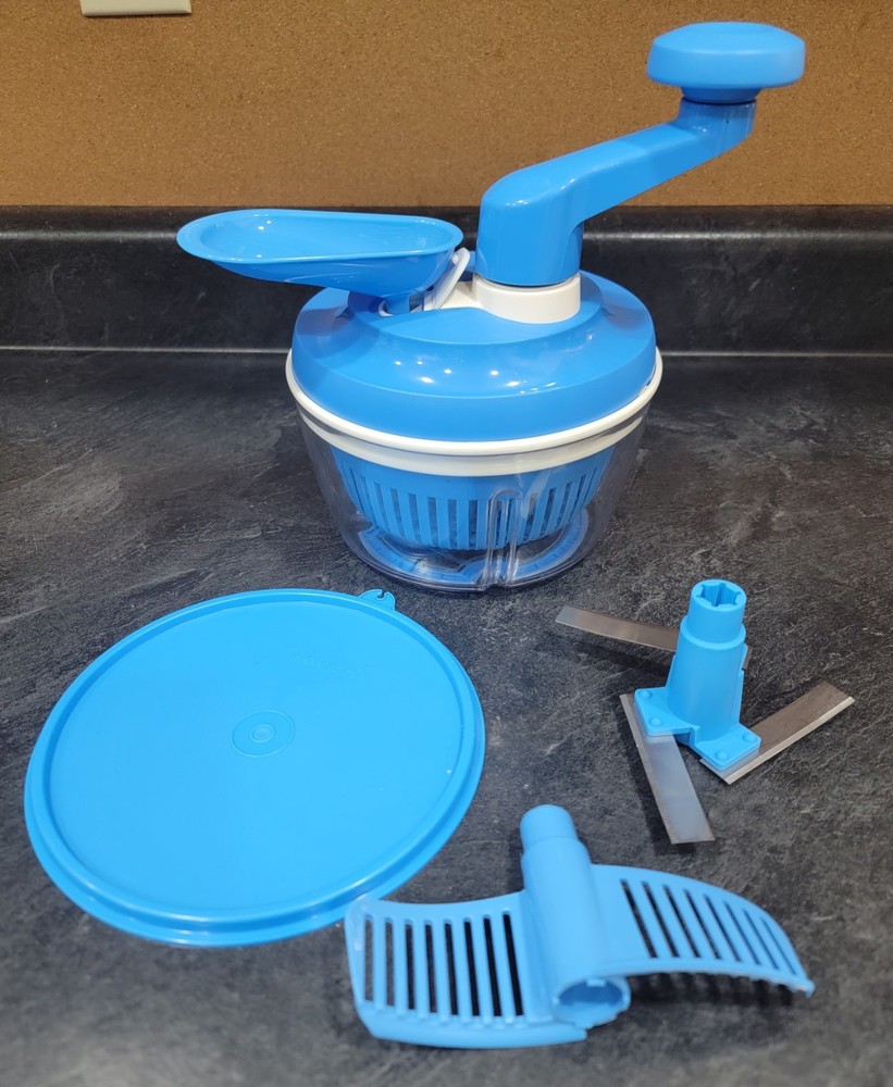 Tupperware Quick Chef Pro System Manual Food Processor – Never USED, No Box