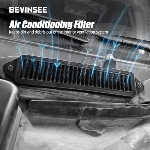 Cabin Air Cowl Filtrars Compatible with E Chassis E92 E90 E91 E93 E81 E82 E84