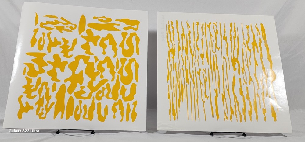 Bottomlands Camo High Temp Vinyl Stencil