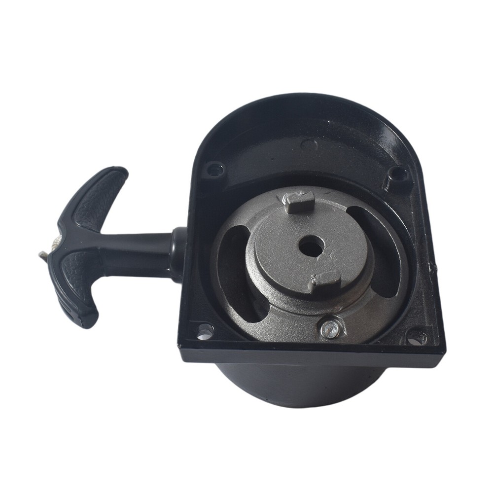 Black Alloy Pull Start Starter For 49cc 50cc 60cc 66cc 70cc 80cc Motorized Bike