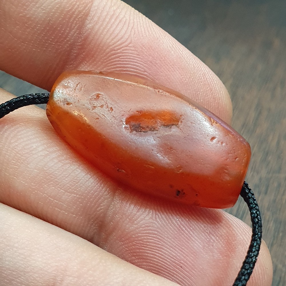 Ancient Antique Carnelian Middle eastern African AGATE Bead