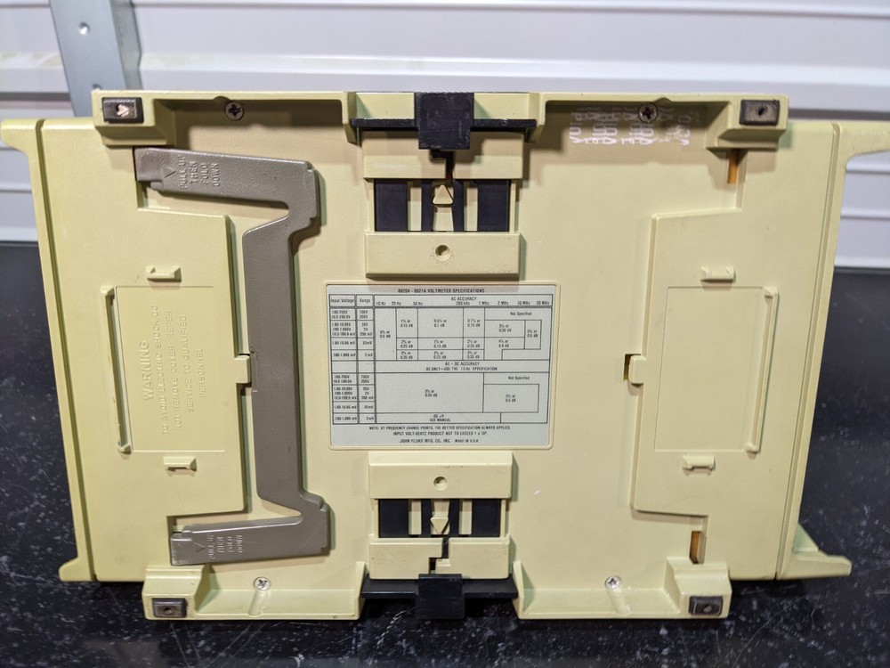 Fluke 8921A True RMS Voltmeter / 30 DAY GUARANTEE